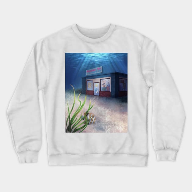 Phantom Sea Coast Co. Crewneck Sweatshirt by Alyen